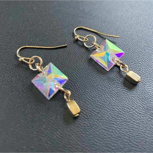 Crystal Rhinestone Earrings - Picture 5 of 5